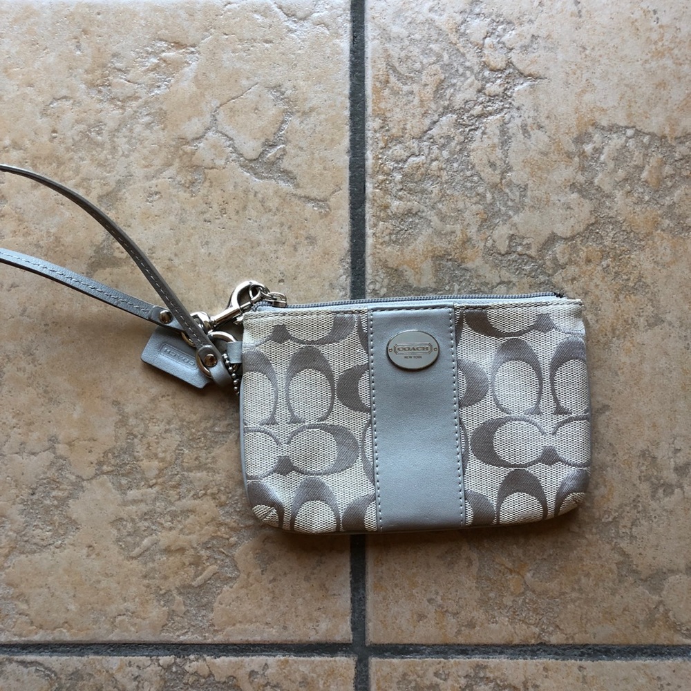 Grey Coach Wristlet